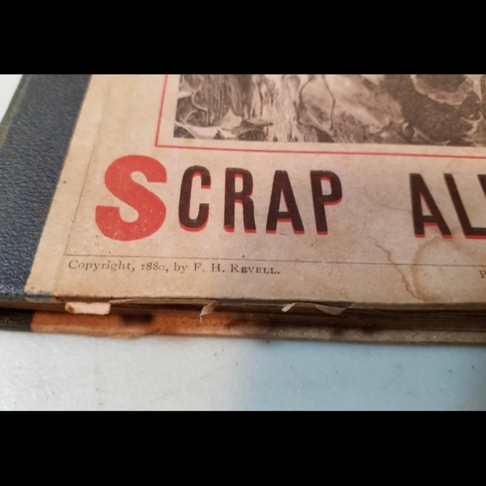 Antique 1880 The Sunday Scrap Album - Picture 3 of 16